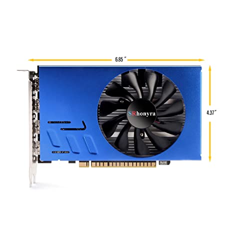 GTX 750 Ti 4GB Graphics Card GDDR5 Dual Slot 4HDMI Monitor Video Card 128-Bit PCIe Bus Powered