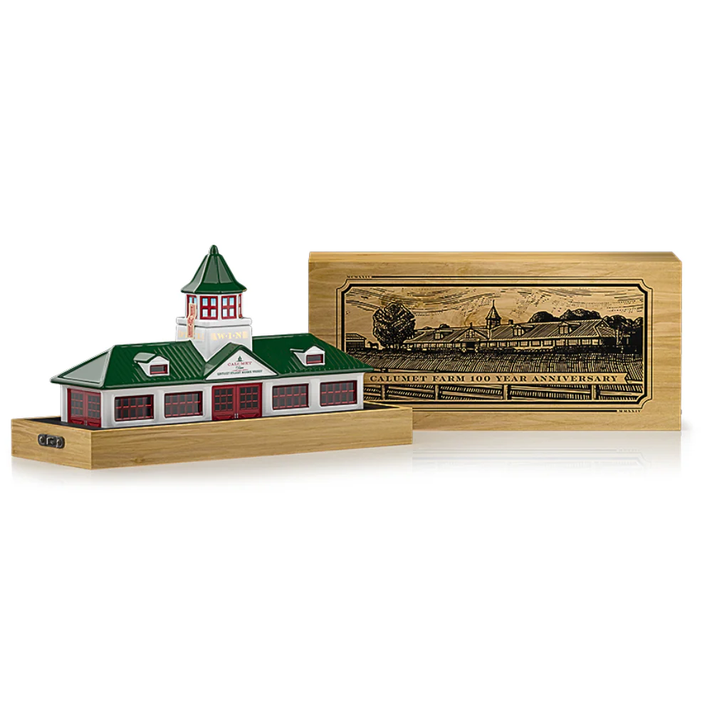 Calumet Farm Bourbon Ceramic Farm Decanter 100th Anniversary Release - Nestor Liquor