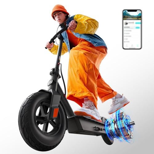 TST Electric Scooter for Adults, 19/20 Mph Top Speed, 20/30 Miles Range, Off Road Electric Scooter with Dual Suspension