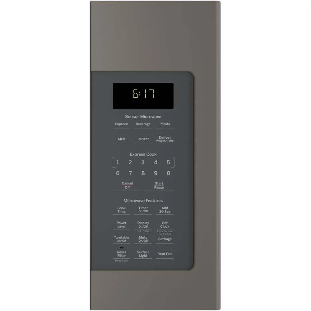 GE 1.7 Cu. Ft. Over-the-Range Sensor Microwave Oven, Slate