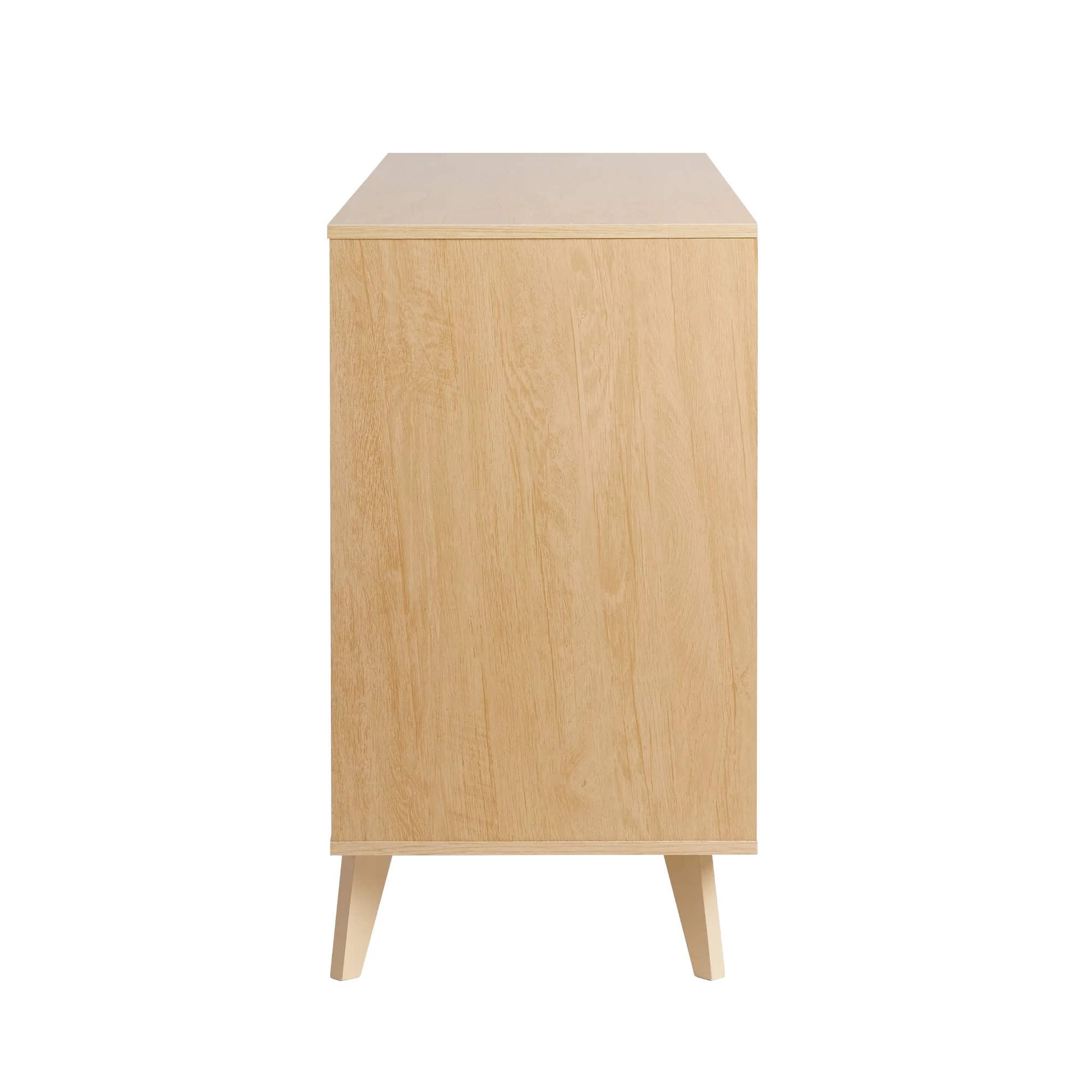 Walker Edison Modern 6-Drawer Dresser with Cut-Out Handles, Riviera