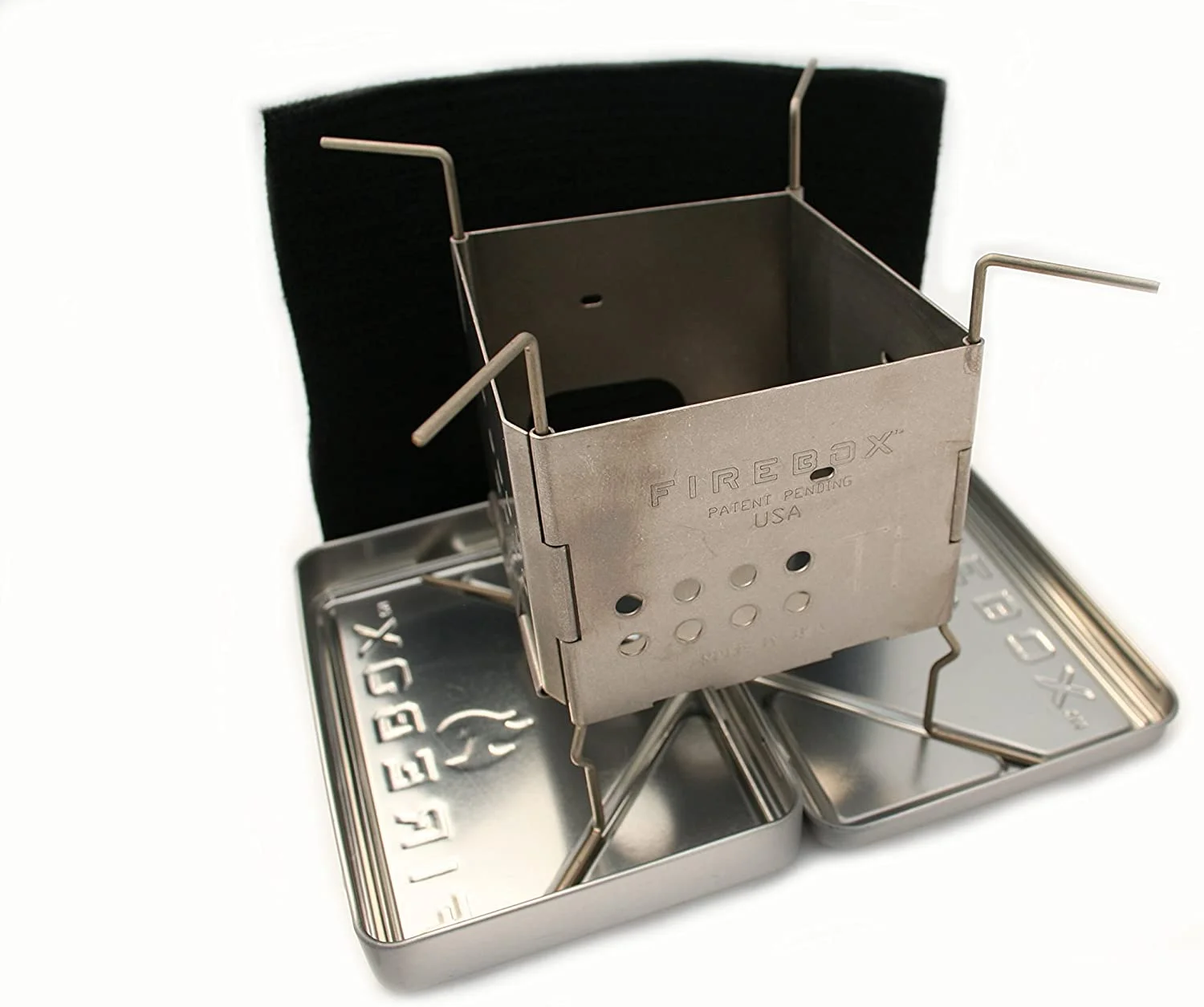 Ultralight Titanium Nano Stove G2 + X-Case Kit - Wood Burning/Multi Fuel - Folding Camp/Bushcraft
