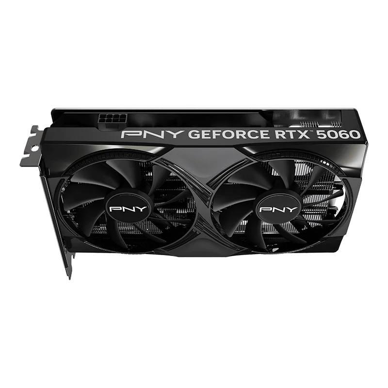 Free Shipping! PNY GeForce RTX 5060 8GB Overclocked Dual Fan GPU with DLSS 4 and Ray Tracing