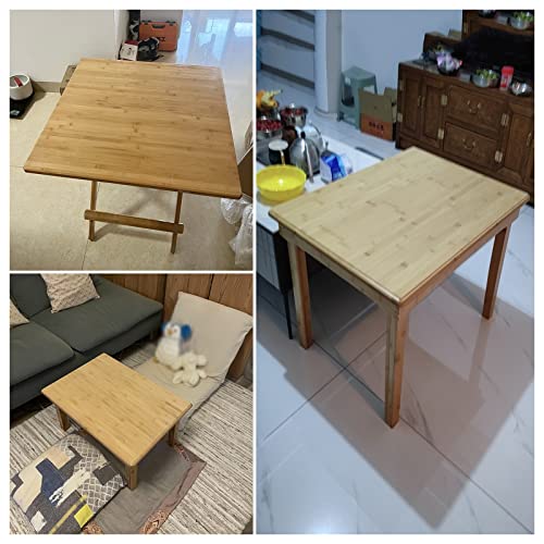 Universal Solid One-Piece Table Top, Home Office Bamboo Desk Tabletop