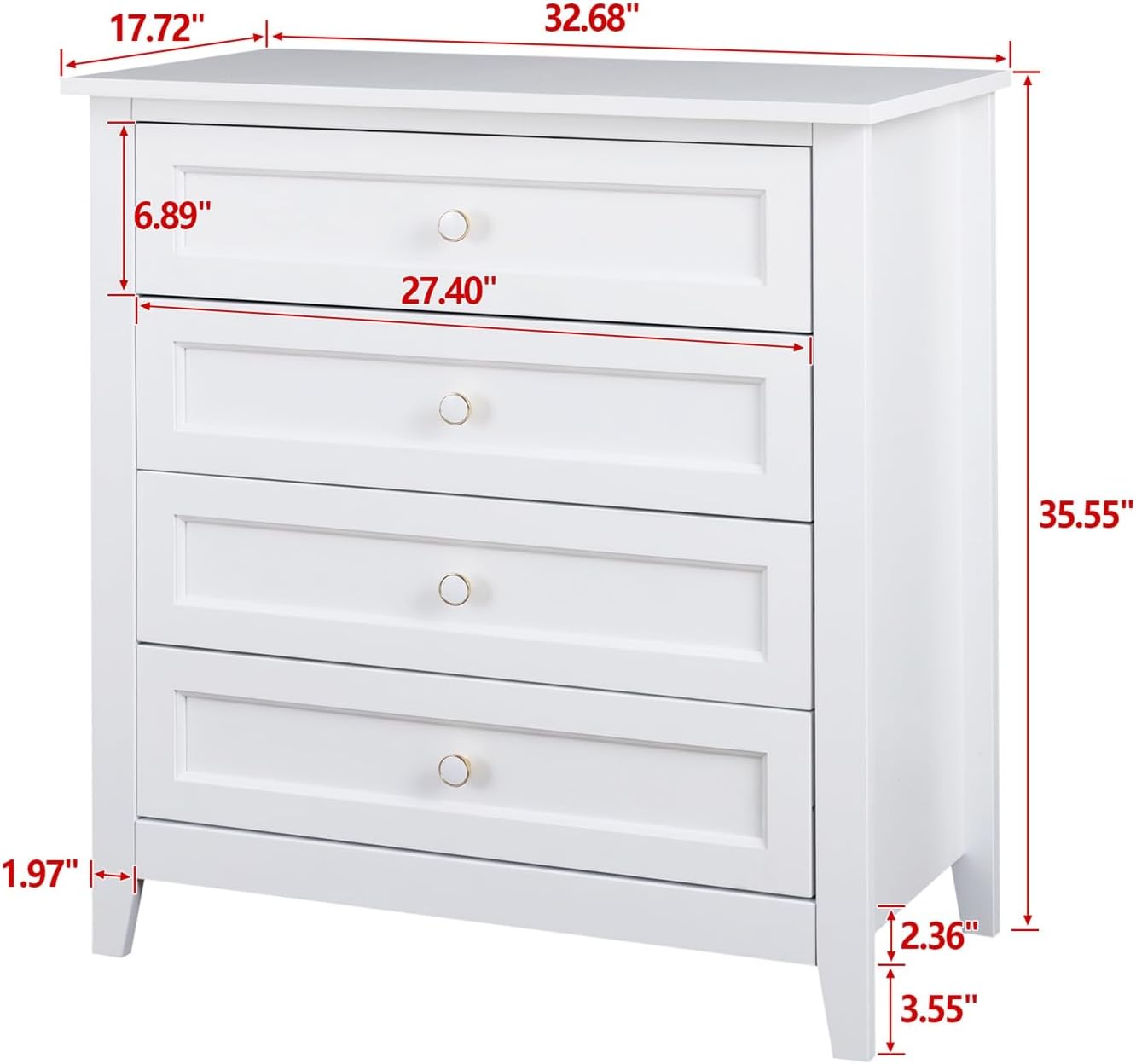 Drawer Dresser Bar, Solid Wood Spray-Painted Cabinet Lockers Buffet Server Console Table Lockers, Retro Round Handle, Applicable to The Dining Room