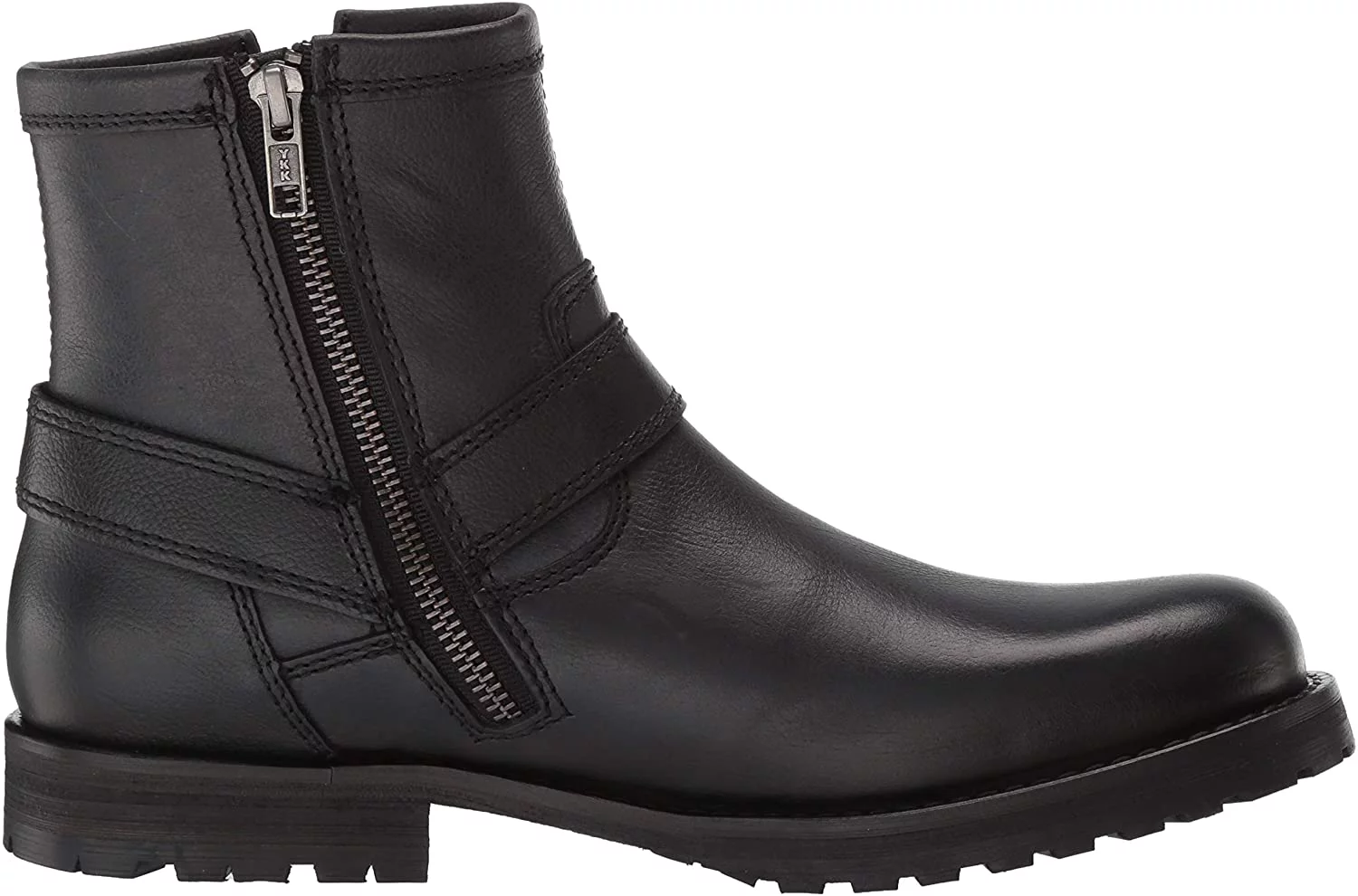 HARLEY-DAVIDSON Men's Mosby 7" Harness Side Zipper Black Boots 93532 - Curated Treasures Market