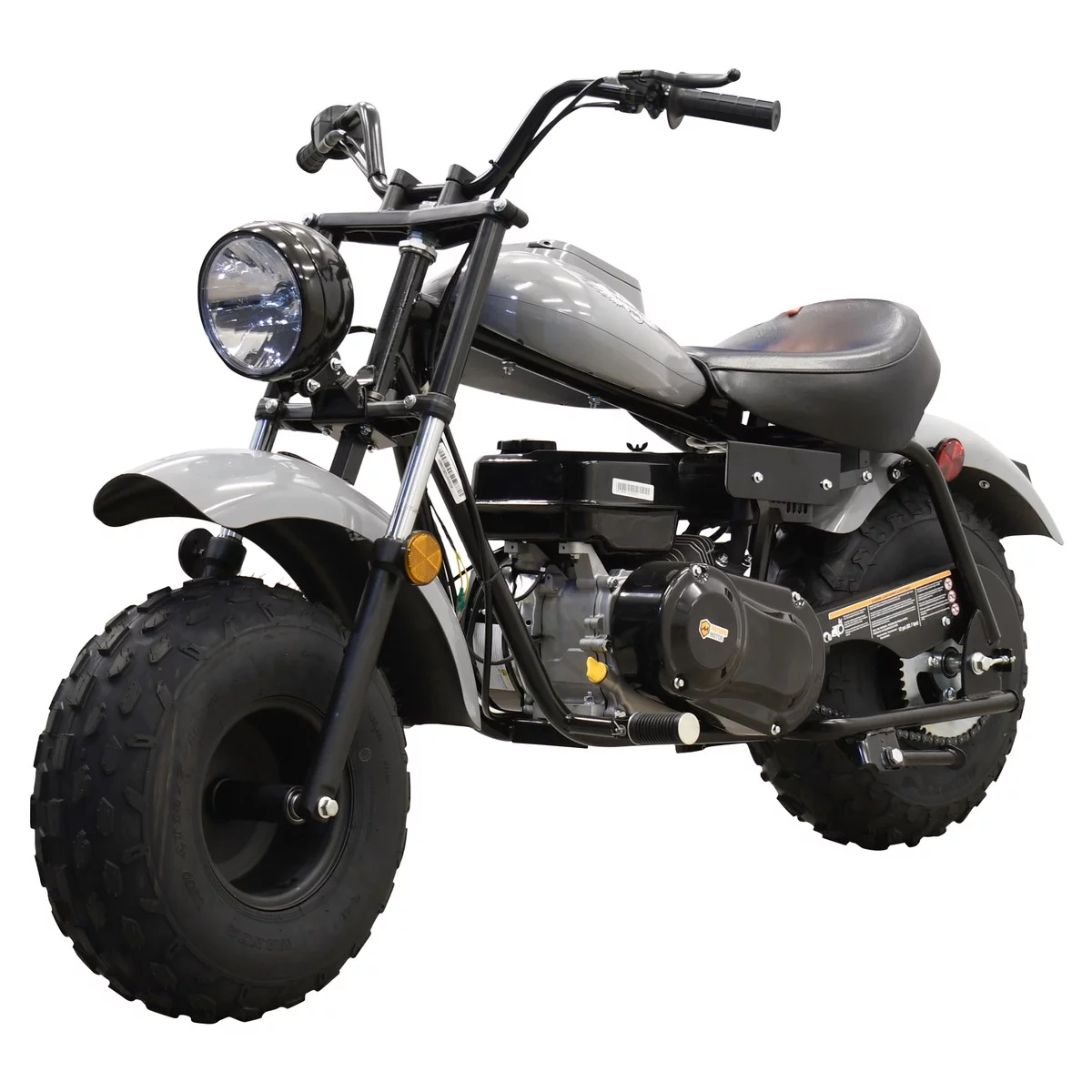 Massimo Motor Mini Bike MB200 6.5HP Gas Powered 200cc Motorcycle (Gray) - Radiant Selections
