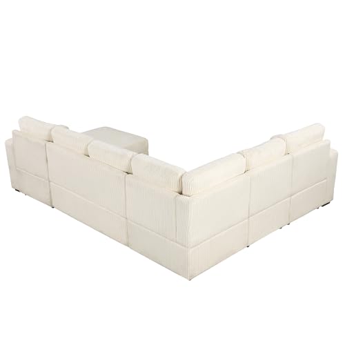 L-Shaped Pull Out Sleep Sofabed,Modern Reversible Sleeper Sectional Sofa Chenille Upholstered Button Tufted Decor with Storage Chaise