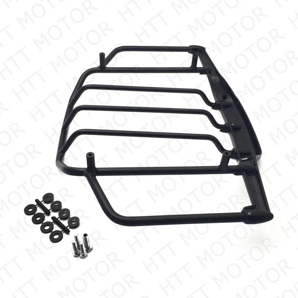 Flat Black Luggage Rack For Harley Air Wing Tour Pak Trunk Pack 1993-2013
