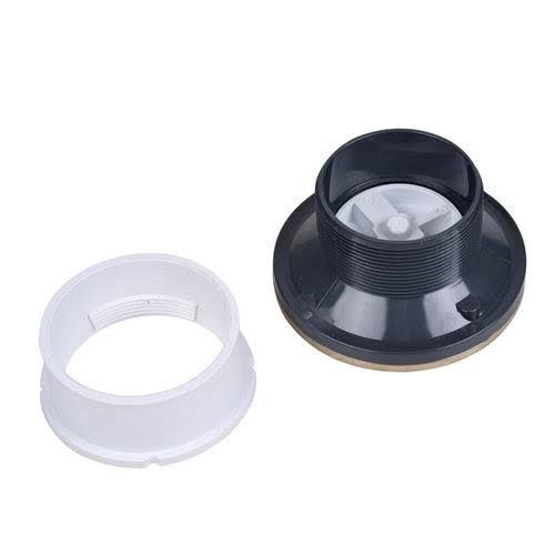 Oatey 74169 4x22 PVC Hub Base General Purpose Adjustable Cleanout with 6x22 Nickel Cover u0026 Round Ring