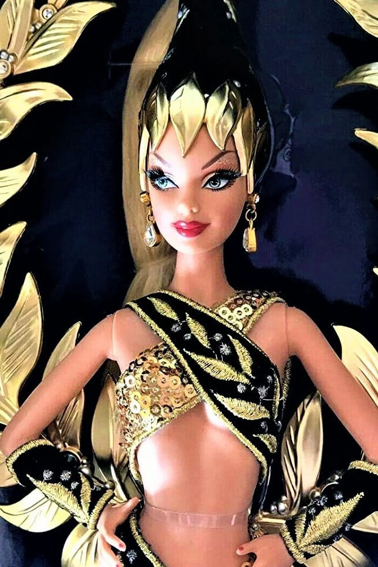 Golden Legacy Barbie Doll Bob Mackie Gold Label Limited Edition 2009 Mattel