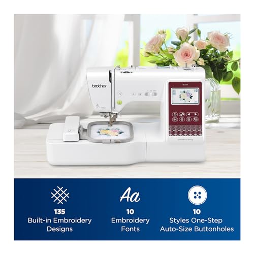 Brother SE725 Computerized Sewing and Embroidery Machine with 4 x 4 -inch Embroidery Area and Artspira App (Renewed)