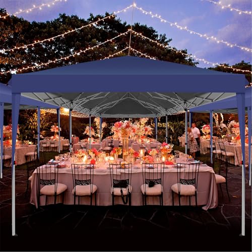 COBIZI 10x10 Pop up Canopy Tent Protable Canopy Tent with 4 Sidewalls Waterproof Commercial Instant Shelter for Parties, Wedding
