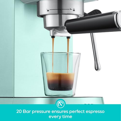 CASABREWS CM5418 Espresso Machine 20 Bar, Compact Espresso Maker with Steam Milk Frother