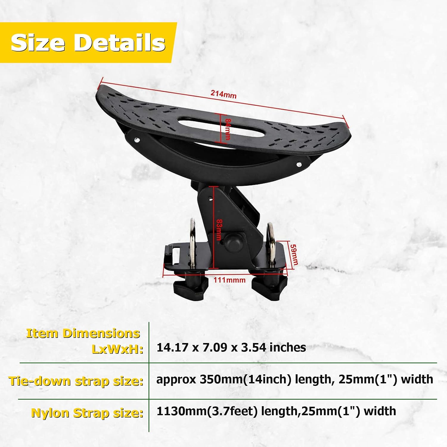 AUXMART Kayak Roof Racks Universal Saddles Kayak Carrier Mount Roof Top Mounted on Roof Racks for Canoe Boat Paddle Board Surfboard Car SUV Crossbar