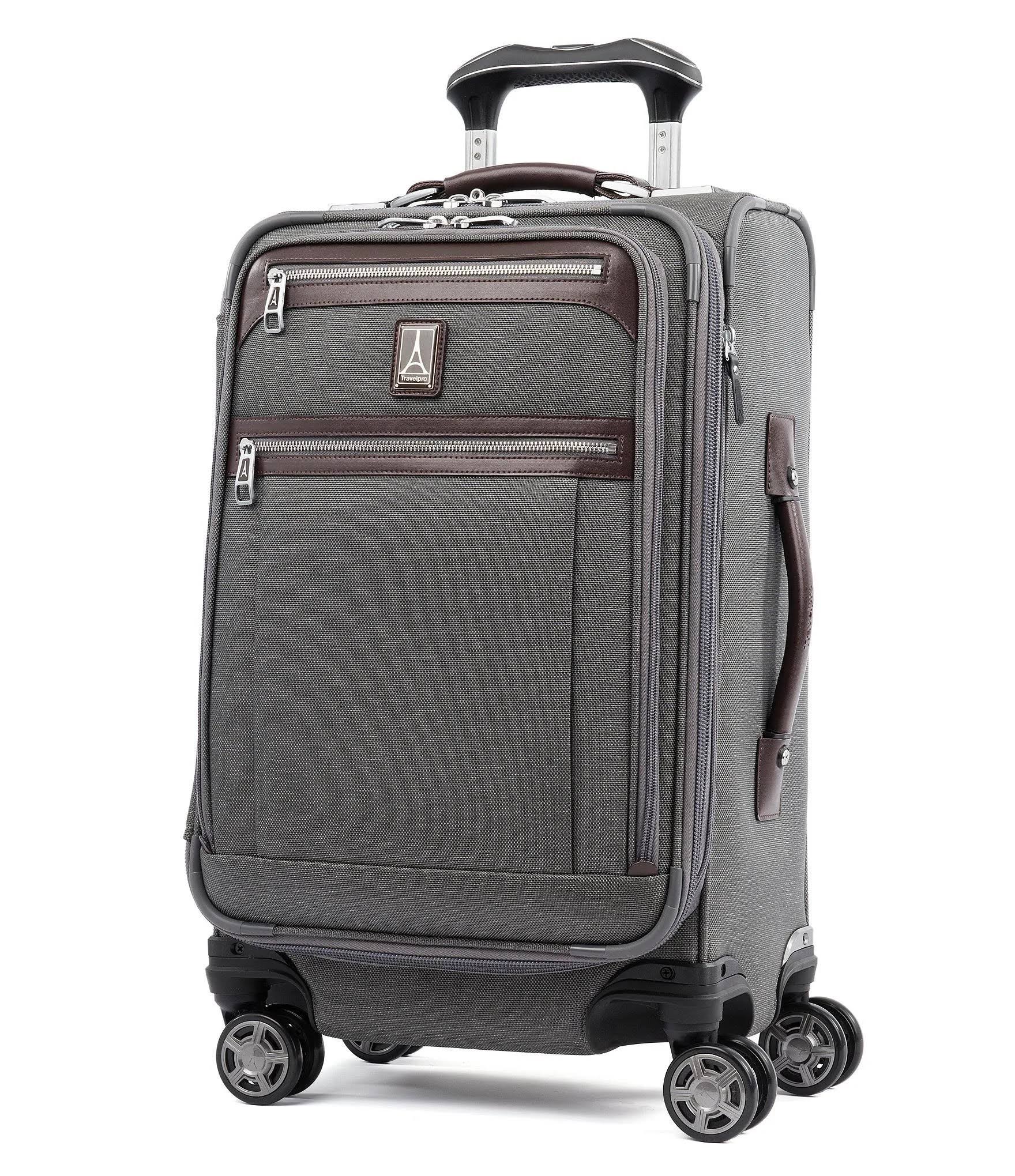 Travelpro Platinum Elite Expandable Carry On Spinner - 21 - Vintage Grey