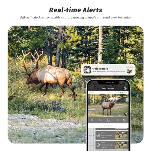 SEHMUA 4G LTE Cellular Trail Cameras 3rd Gen with Live Streaming