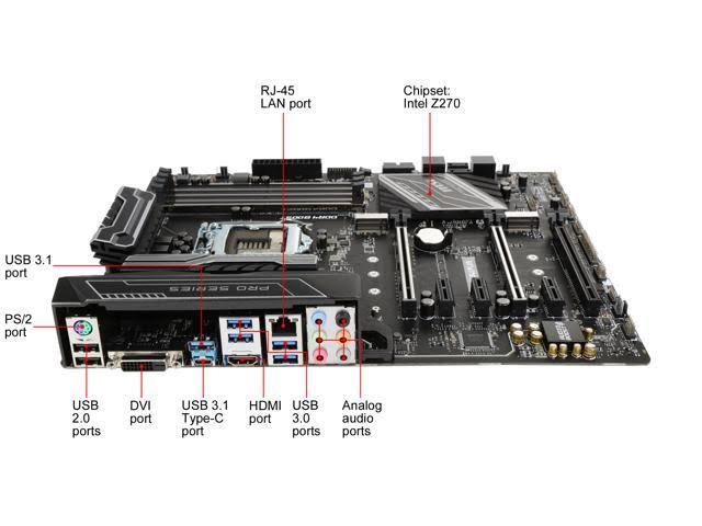 MSI Z270 SLI Plus Motherboard