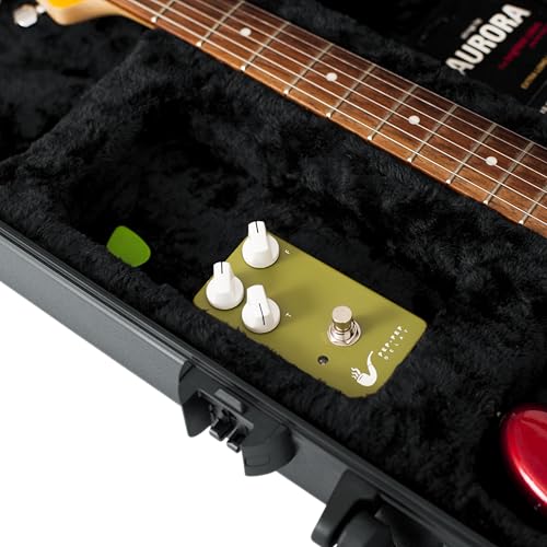 Gator Cases Molded Flight Case for Strat/Tele Style Electric Guitars with TSA Approved Locking Latch, (GTSA-GTRELEC)
