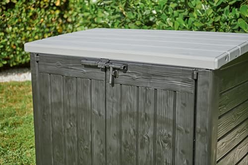 Keter Store-It-Out Prime 4.3 x 3.7 ft. Outdoor Resin Storage Shed with Easy Lift Hinges, Perfect for Yard Tools, Pool Floats and Garden Accessories