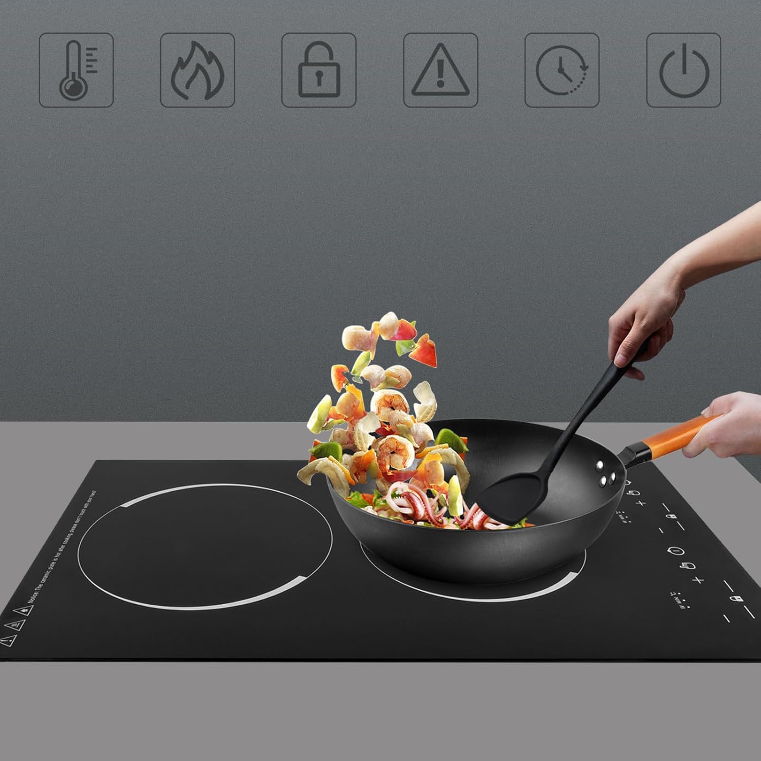 4000W Portable Induction Cooktop 2 Burner