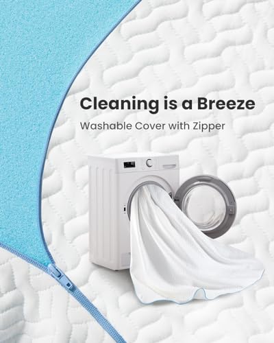 Dreamsmith Twin XL Mattress Topper - 3 Inch Cooling Gel Memory Foam Mattress Pad for Pressure Relief