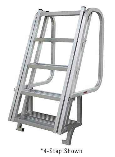 Extreme Max 3005.4122 Deluxe Flip-Up Dock Ladder - 6-Step