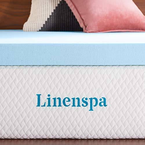 Linenspa 3 inch Gel Infused Memory Foam Mattress Topper - Twin XL