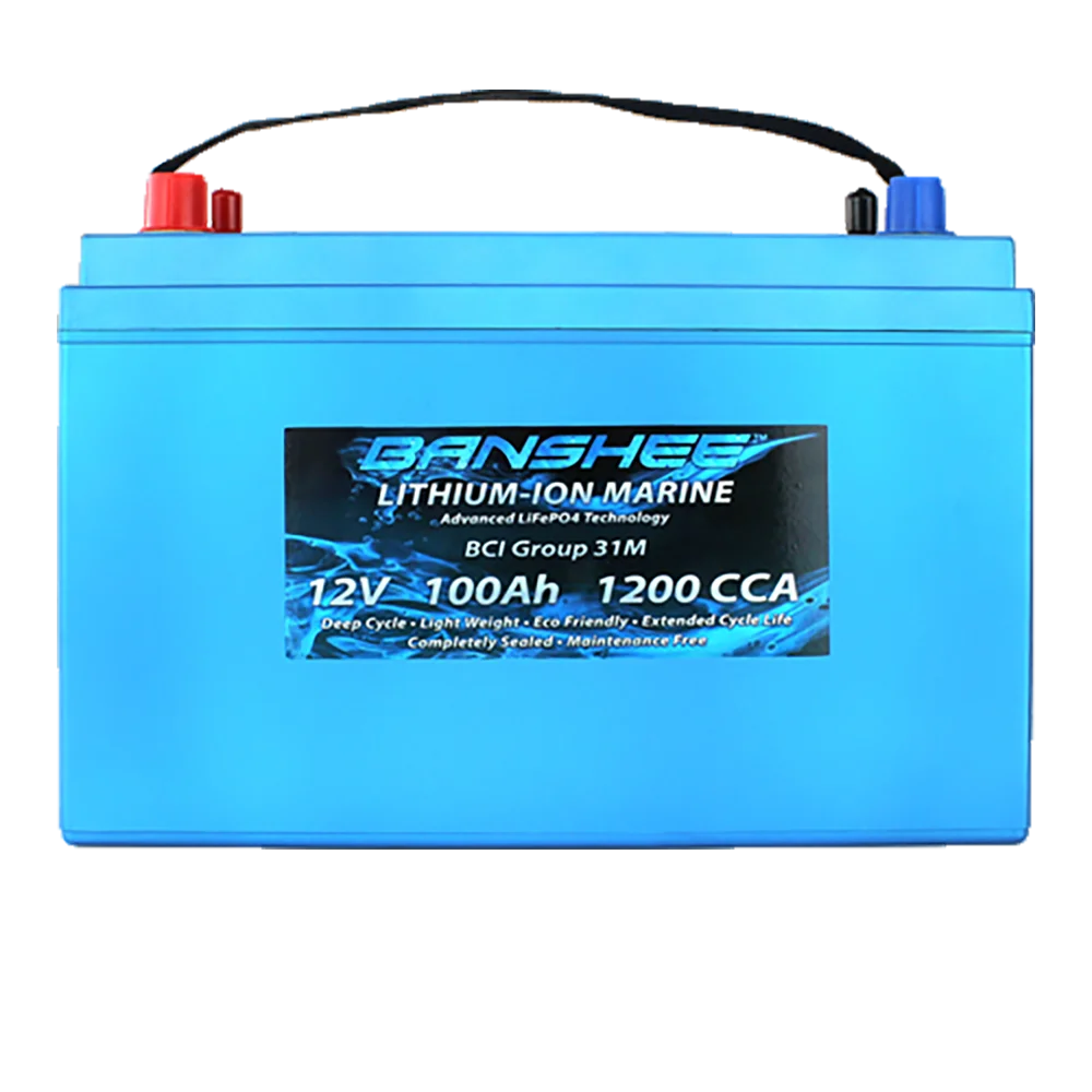 Banshee 12 Volt Dual Purpose Deep Cycle Lithium RV Battery Group 31 Replaces Optima D31M