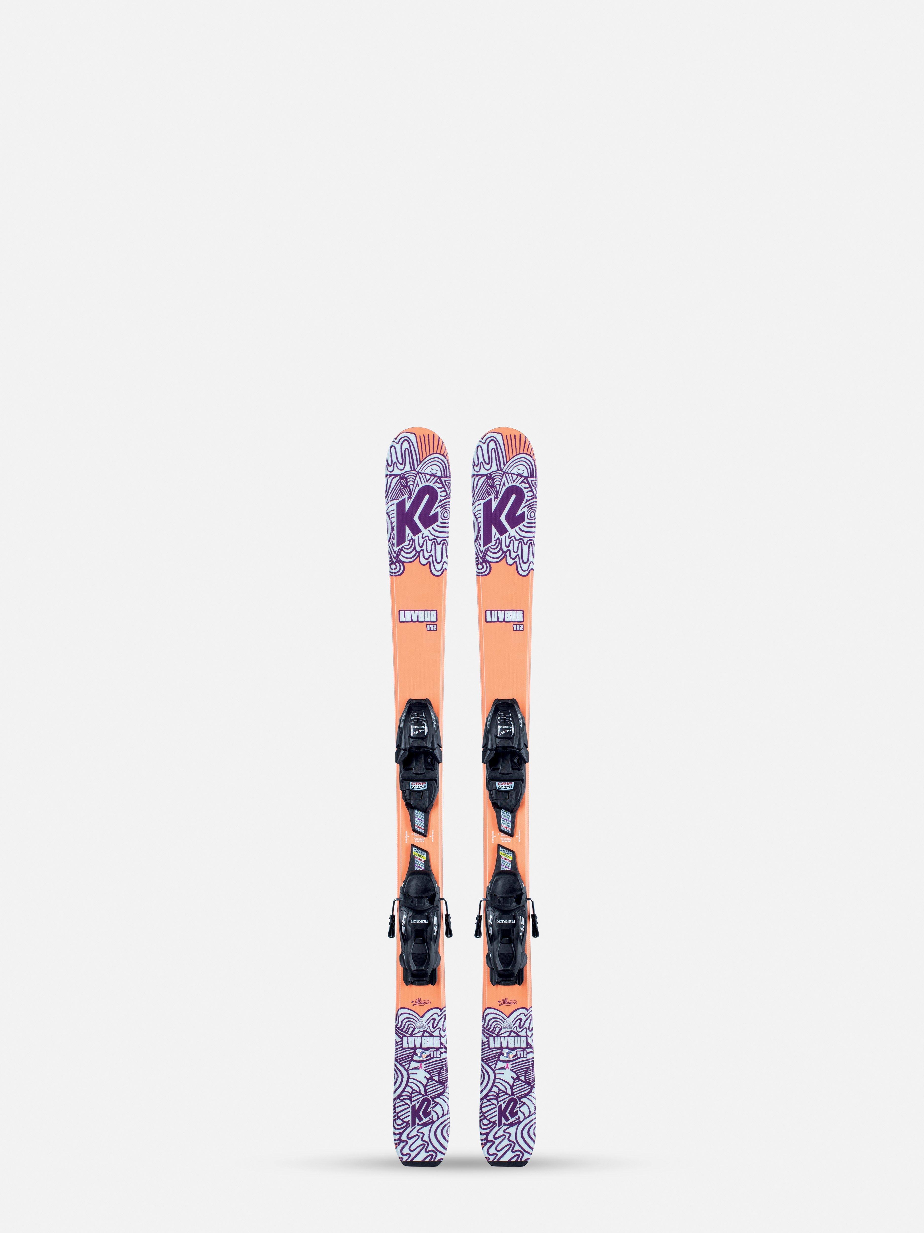 K2 Luv Bug Kids Skis with FDT 4.5 Bindings 2021 76cm