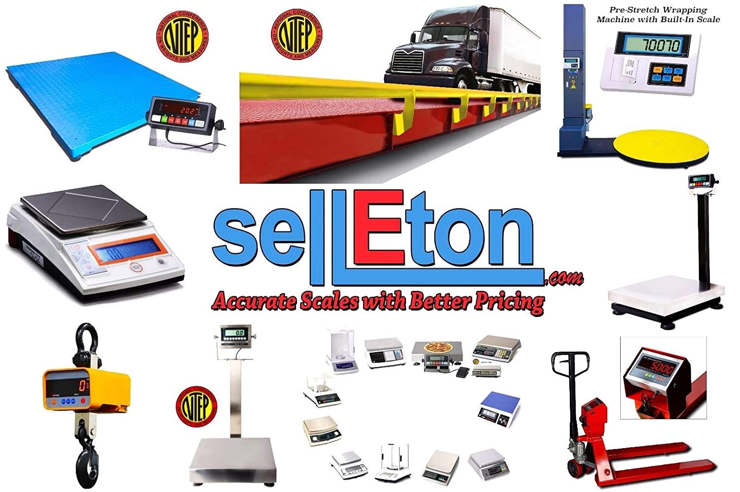 Selleton Ps-In202 Ntep Legal for Trade Indicator with Rs-232 Port/Floor Scale
