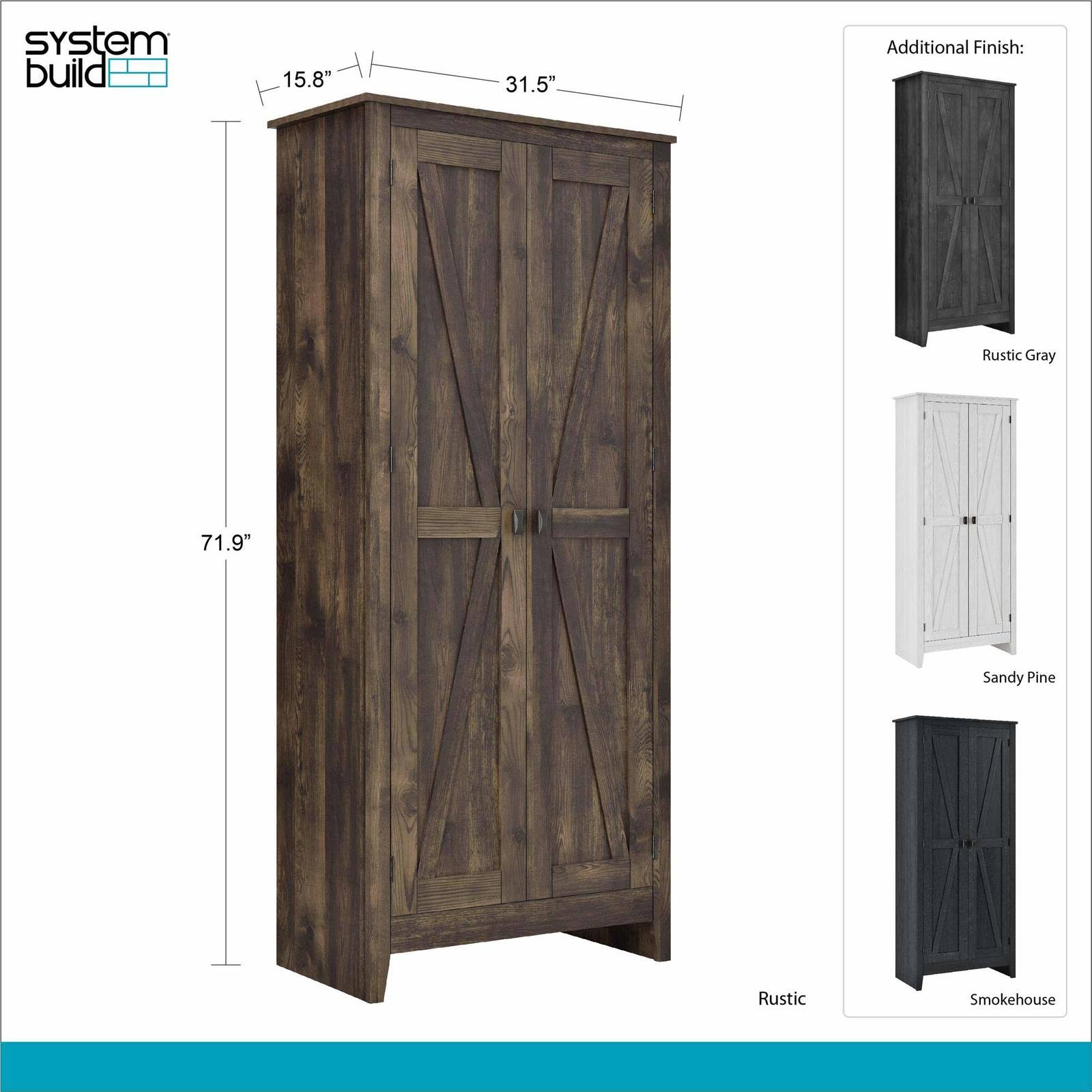 Ameriwood Home Farmington Wide Storage Cabinet, 31.5