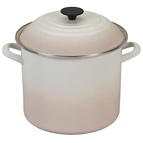 Le Creuset Enamel on Steel Stockpot, 10 qt., Olive