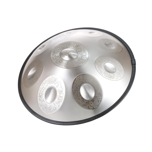 Handpan Drum 9/10/12 Notes 22 inch Handpan Drum 432HZ/440HZ D minor For sound healing, personal meditation, yoga, with soft bag, mallets