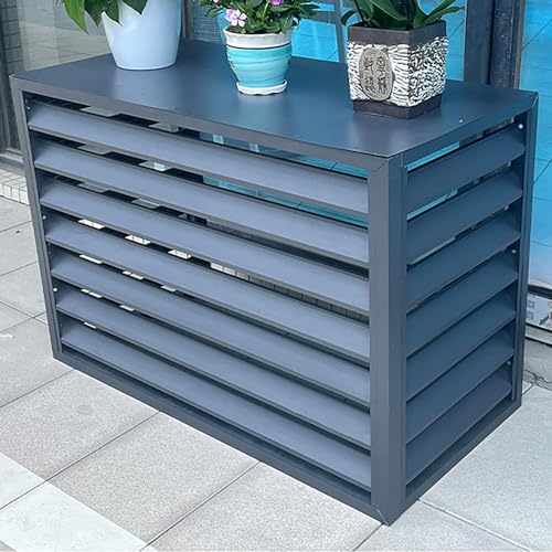 Outdoor Air Conditioner Cover For Outside Units, Aluminum All Weather Protective Cover