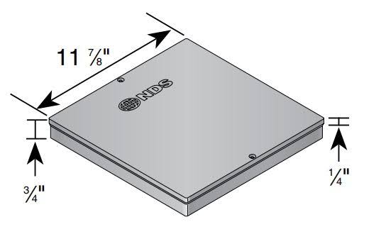 NDS 12x22 Catch Basin Sump Box Cover