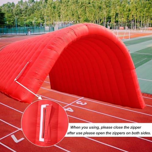 Inflatable Tunnel Sports Tunnel Entrance with Blower Football Tunnel Tent Entryway for Business Advertise Party Exhibition Promotion Street,Shop