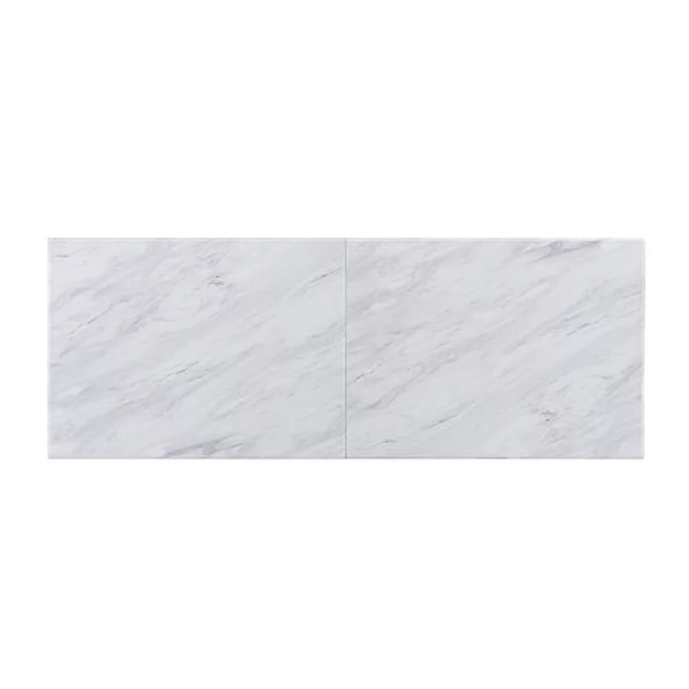 Trie Faux Stone Rolling Kitchen Island