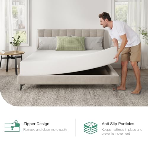 Novilla Twin Mattress, 12 Inch Gel Memory Foam Mattress Twin in a Box, Bamboo Charcoal Foam & Breathable Soft Cover for Clean, Peaceful Sleep