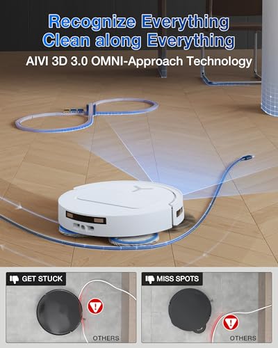 ECOVACS DEEBOT T50 MAX PRO Omni Robot Vacuum and Mop, 18,500Pa Suction, 18mm Auto-Lift, ZeroTangle &TruEdge 2.0, AIVI 3.0 Obstacle Avoidance