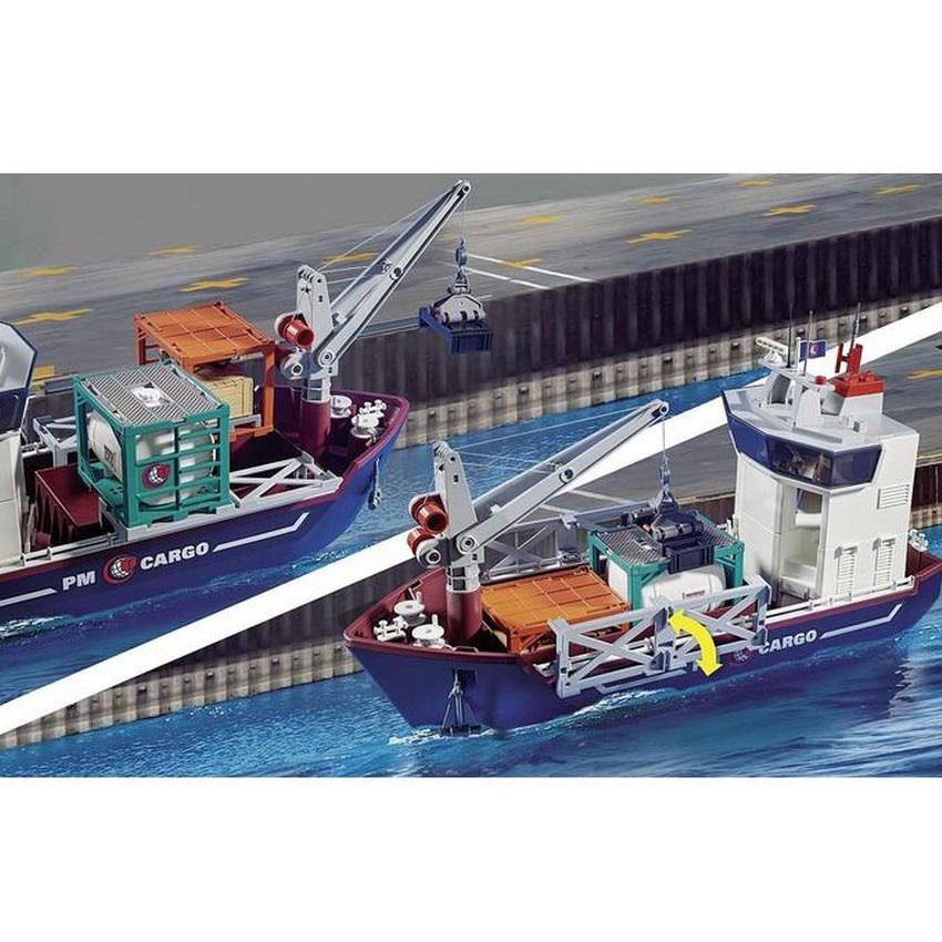 Playmobil 70769 Cargo Ship with Boat