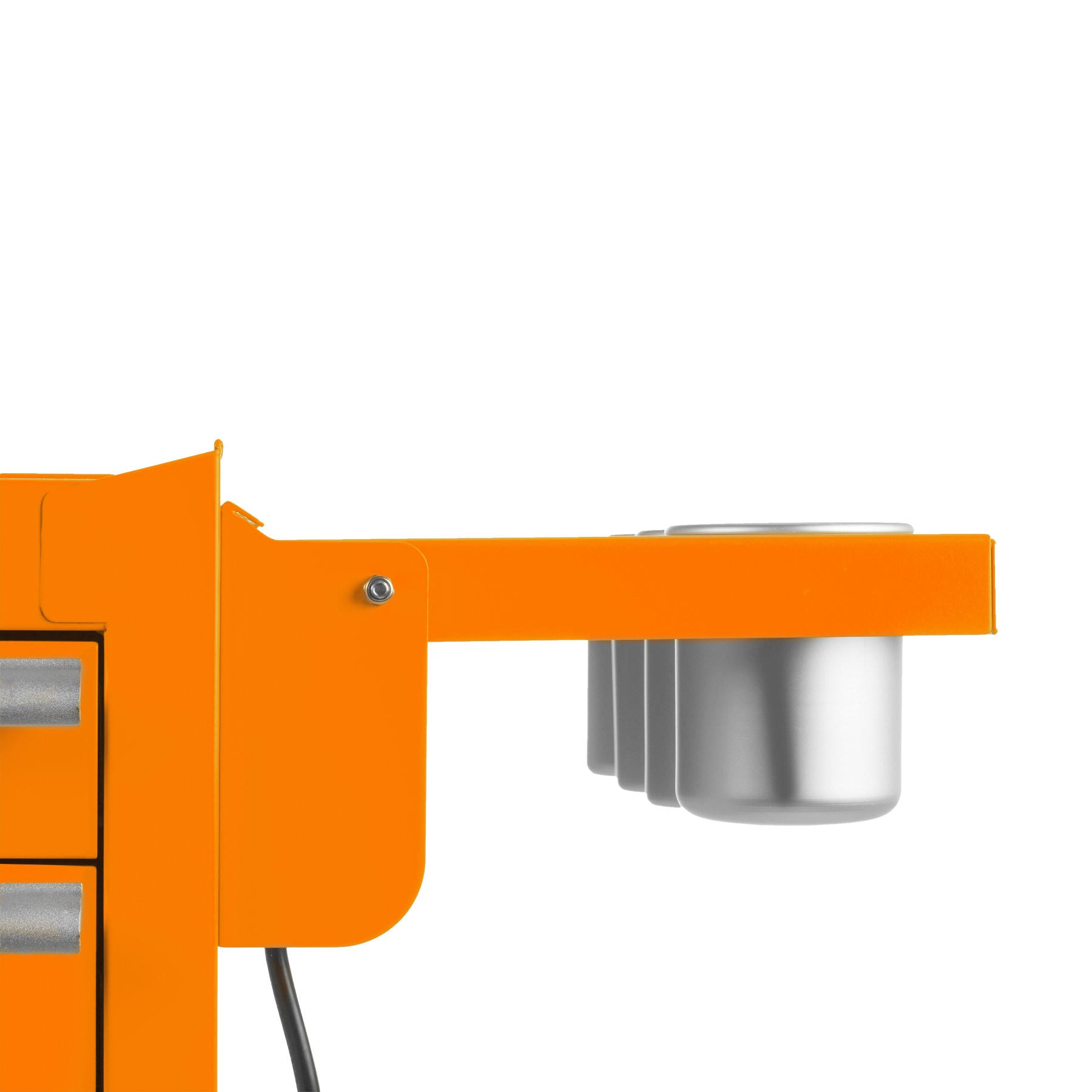 Viper Tool Storage Shelf Salon Cart, Orange V2SOR