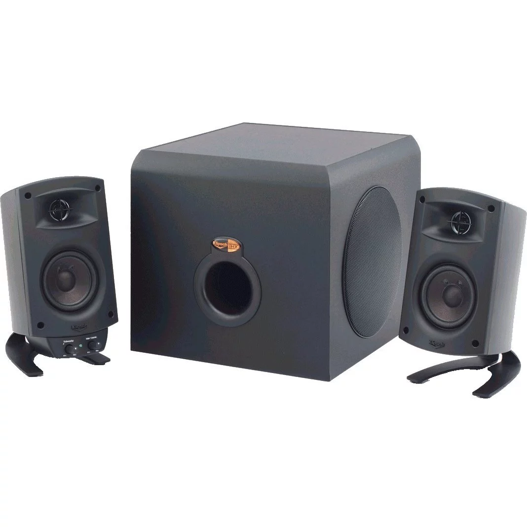 Klipsch ProMedia 2.1 - Speaker system - for PC - 2.1-channel - 100 Watt (total) - black - Curated Treasures Market