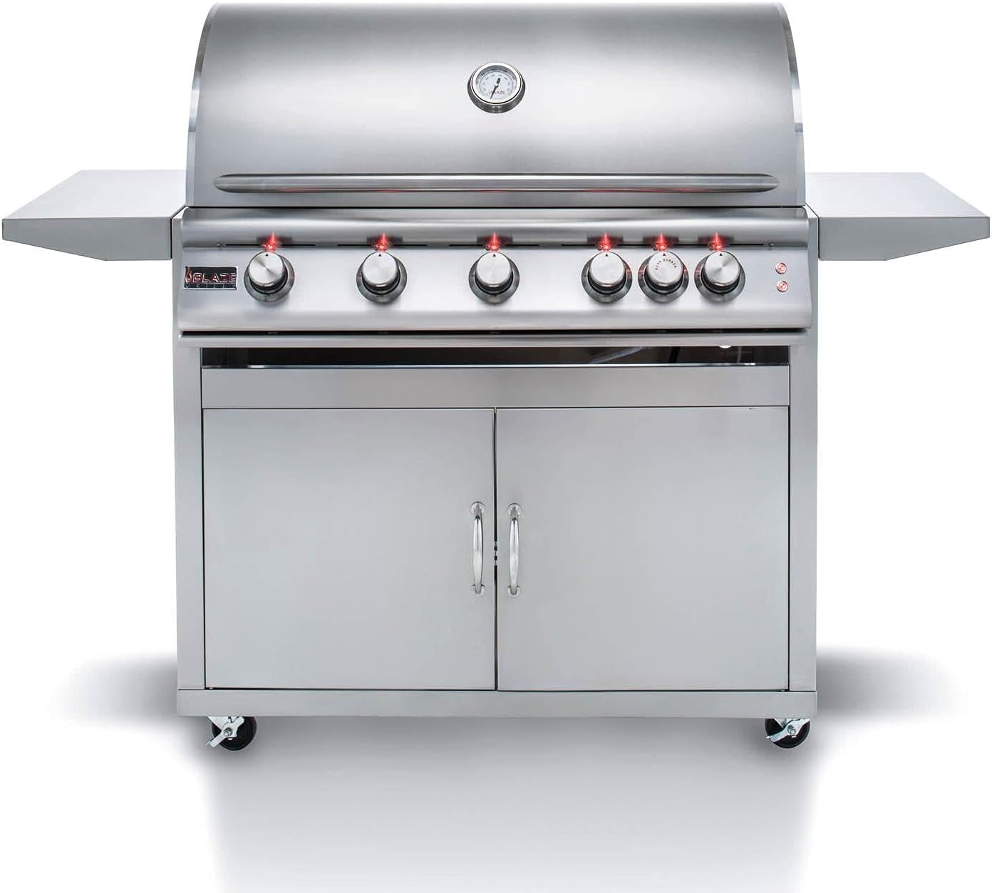 Blaze Premium LTE 40-Inch 5-Burner Propane Gas Grill With Rear Infrared Burner & Grill Lights - BLZ-5LTE2-LP