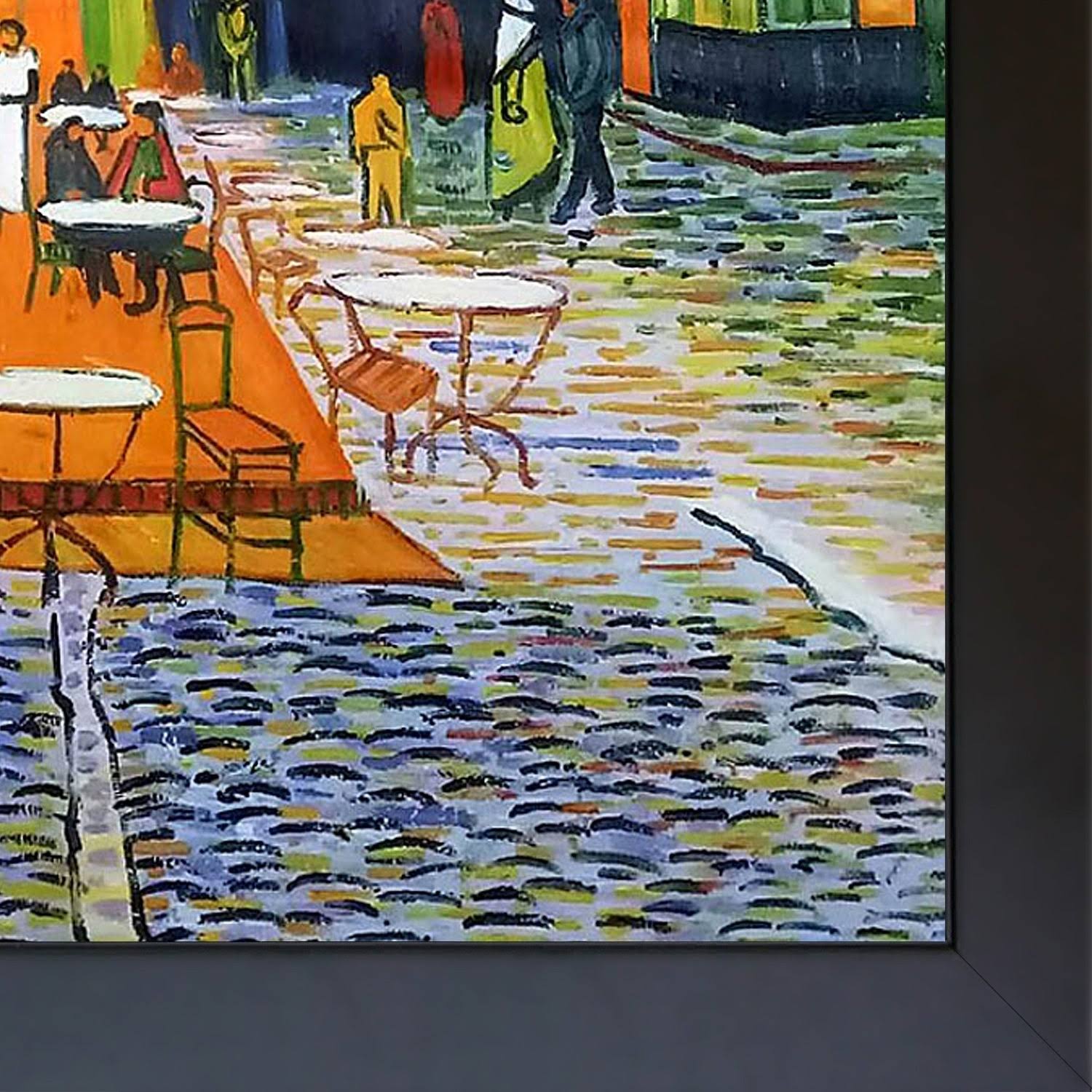 Vincent Van Gogh &Cafe Terrace at Night& Canvas Art