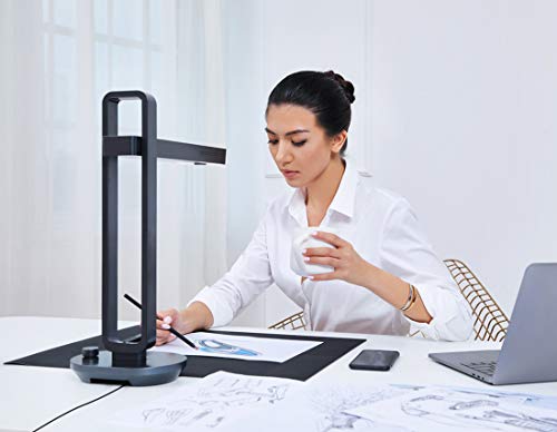 CZUR Aura Pro Book & Document Scanner,Capture A3 & A4, Auto-Flatten & Deskew Powered by AI Technology, Foldable & Portable