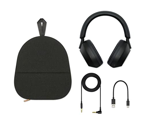 Sony WH-1000XM5 The Best Wireless Noise Canceling Headphones, Auto NC Optimizer, 30-Hour Battery, Alexa Voice Control, Black