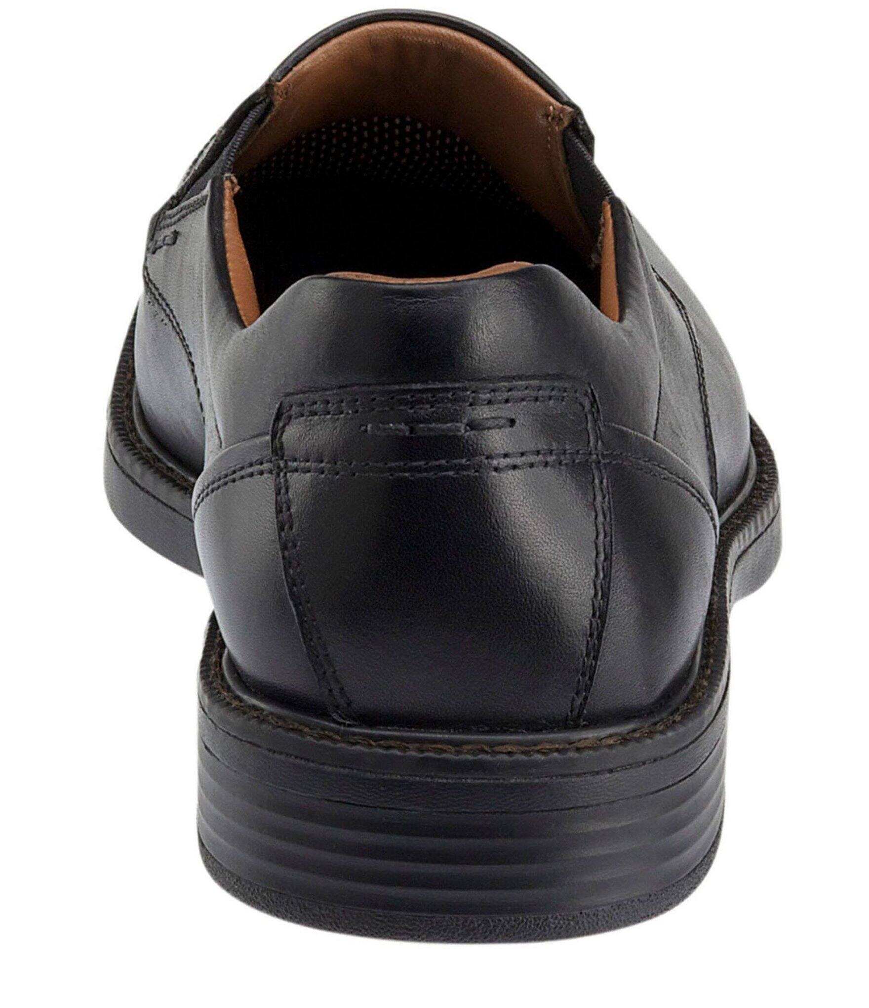 Johnston u0026 Murphy Men&s Stanton Moc Venetian, Black Waterproof Calfskin Size: 12 M