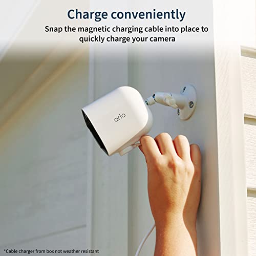 Arlo Pro 5S Spotlight Security Camera 2K HDR | Outdoor | Wireless | Dual-Band Wi-Fi Connects to Strongest Network |12X Zoom, 2-Way Audio, Siren