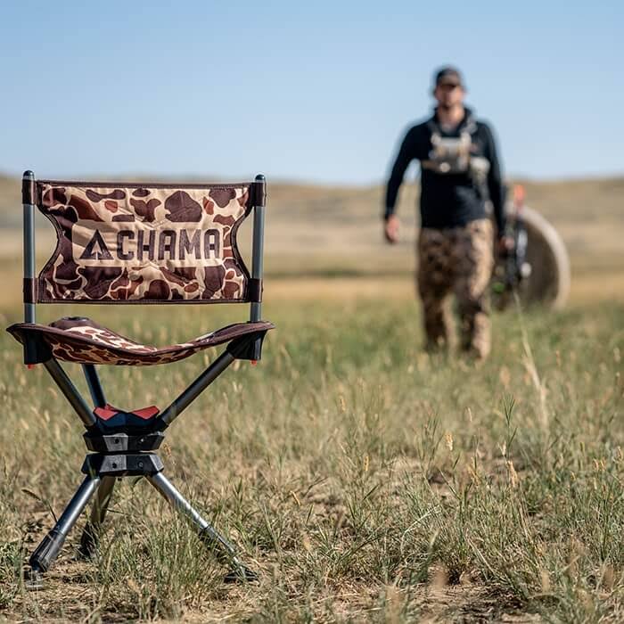 Chama Folding Swivel Chair - Camo
